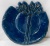 Navy Blue Ceramic Tree Plate